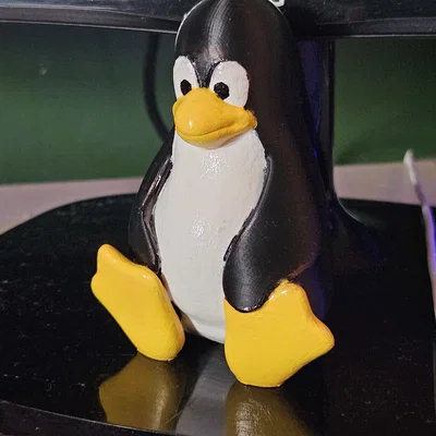 Tux (Linh vật chim cánh cụt Linux) không cần Support