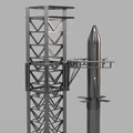 Bộ Mô Hình Lắp Ráp SpaceX Starship Tỉ Lệ 1:200 Chi Tiết - Thumbnail 7