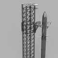 Bộ Mô Hình Lắp Ráp SpaceX Starship Tỉ Lệ 1:200 Chi Tiết - Thumbnail 8