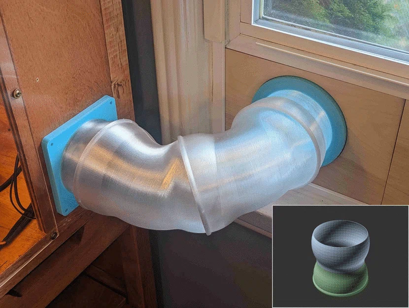 Ống Hose Module Dạng Khúc (Segmented) – Parametric & Tùy Biến - Image 1