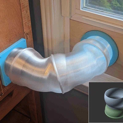 Ống Hose Module Dạng Khúc (Segmented) – Parametric & Tùy Biến