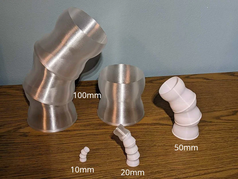 Ống Hose Module Dạng Khúc (Segmented) – Parametric & Tùy Biến - Image 4