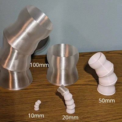 Ống Hose Module Dạng Khúc (Segmented) – Parametric & Tùy Biến