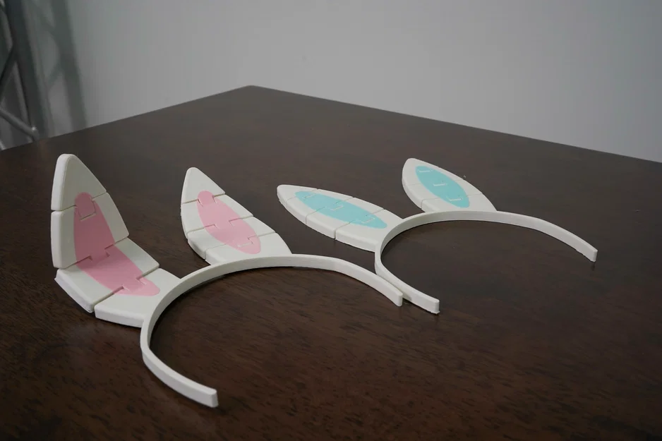 Tai Thỏ Easter Đeo Được Khớp Nối (Articulated Wearable Easter Bunny Ears) - Image 2