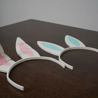 Tai Thỏ Easter Đeo Được Khớp Nối (Articulated Wearable Easter Bunny Ears)