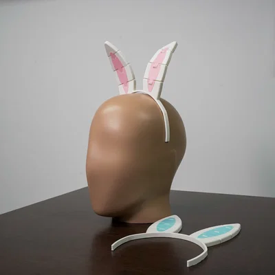 Tai Thỏ Easter Đeo Được Khớp Nối (Articulated Wearable Easter Bunny Ears)