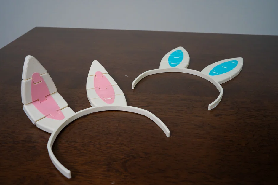 Tai Thỏ Easter Đeo Được Khớp Nối (Articulated Wearable Easter Bunny Ears) - Image 4
