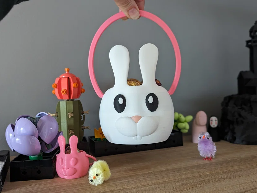 Chậu Thỏ Phục Sinh Có Tay Cầm (Easter Bunny Pot with Handle) - Image 6