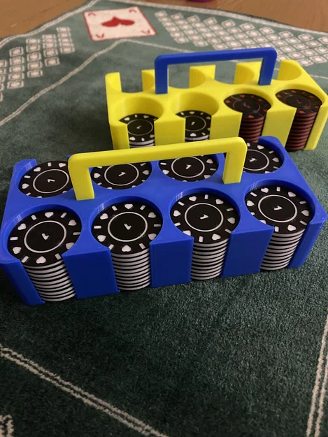 Hộp đựng chip Poker 3D - Khay chứa 80 chip tiện lợi cho game thủ - Image 1