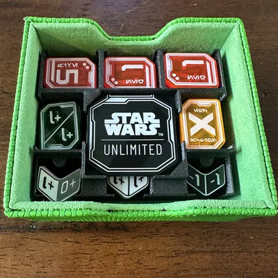 Khay 3D Đựng Token Star Wars: Unlimited Cho Gamegenic Deck Pod