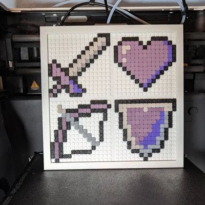 Pixel Art Template (Mẫu Pixel Art)