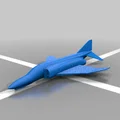 Máy bay tiêm kích F-4E Phantom (in kích thước nhỏ) - Thumbnail 3