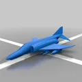 Máy bay tiêm kích F-4E Phantom (in kích thước nhỏ) - Thumbnail 4