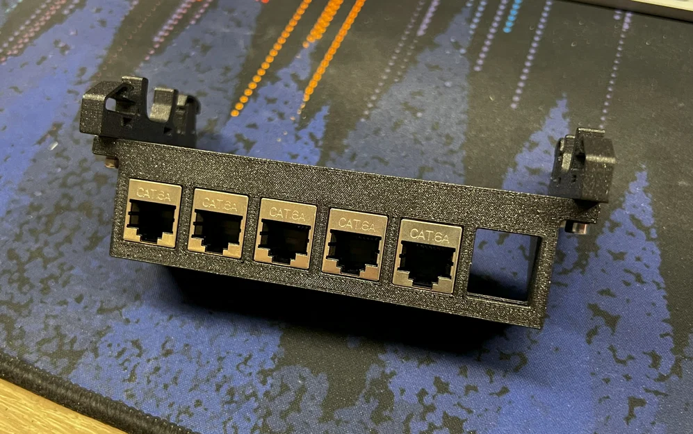 Panel Keystone gắn DIN Rail (DIN Rail Keystone Panel) - Image 4