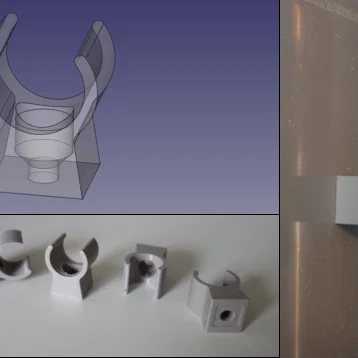 Kẹp Giữ Ống Đồng 15mm Bằng Nhựa In 3D Chắc Chắn