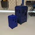 Giá đỡ điện thoại Tardis Doctor Who in 3D - Thiết kế Print-in-place - Thumbnail 3