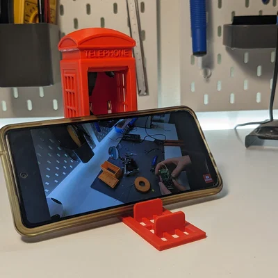 Giá đỡ điện thoại bốt điện thoại Anh Quốc - Mô hình in 3D độc đáo