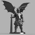 Mô hình in 3D Demon Prince 28mm - Đồ chơi mô hình Warhammer - Thumbnail 2