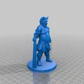 Mô hình in 3D Demon Prince 28mm - Đồ chơi mô hình Warhammer - Thumbnail 3