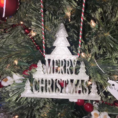 Móc treo cây thông “Merry Christmas”