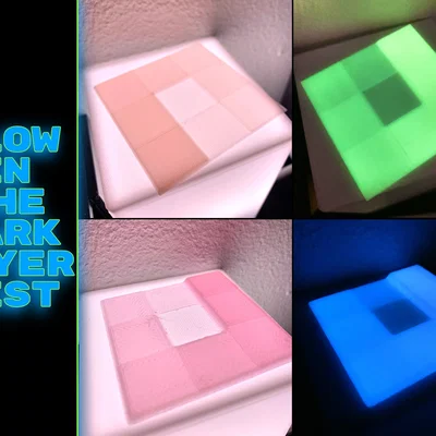 Bài test lớp in Glow in the dark