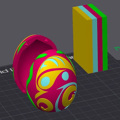 Mô hình quả trứng Phục sinh (Easter Egg) nghệ thuật trang trí độc đáo