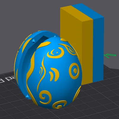 Mô hình quả trứng Phục sinh (Easter Egg) nghệ thuật trang trí độc đáo