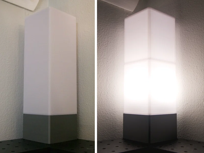 Đèn bàn tối giản dạng module (Modular minimalist lamp) - Image 4