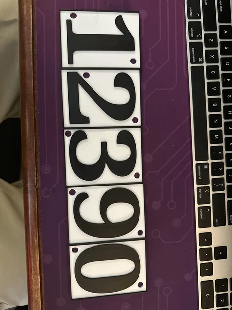 Số nhà gắn hộp thư (mailbox) - Image 2