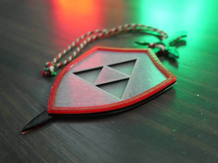 Ornament Triforce (The Legend of Zelda) treo cây thông - Image 1