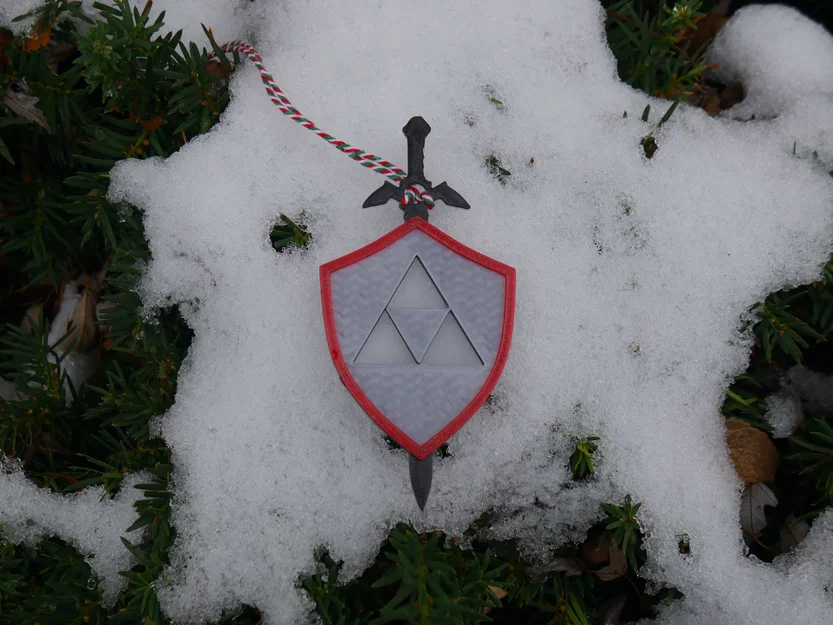 Ornament Triforce (The Legend of Zelda) treo cây thông - Image 2