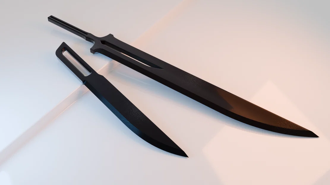 Móc khóa True Shikai Zangetsu (Bleach) - Mô hình in 3D cực chất - Image 1