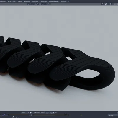 Móc khóa Franco procedural (Proceduralized Franco Keychain)