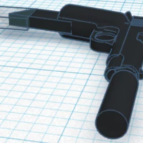 Mô hình súng lục 1911 tùy chỉnh (Modified 1911 Lego Pistol)