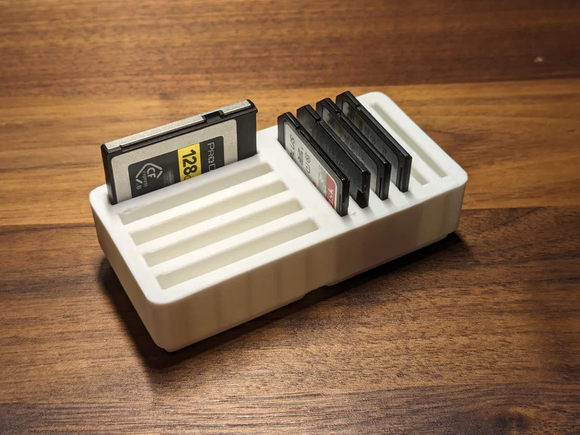 Khay Gridfinity cho CF Express Type B và thẻ SD - Image 1