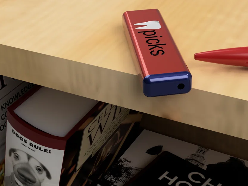 Hộp/Ống Đựng Tăm Du Lịch (Toothpick Travel Case/Dispenser) - Image 3