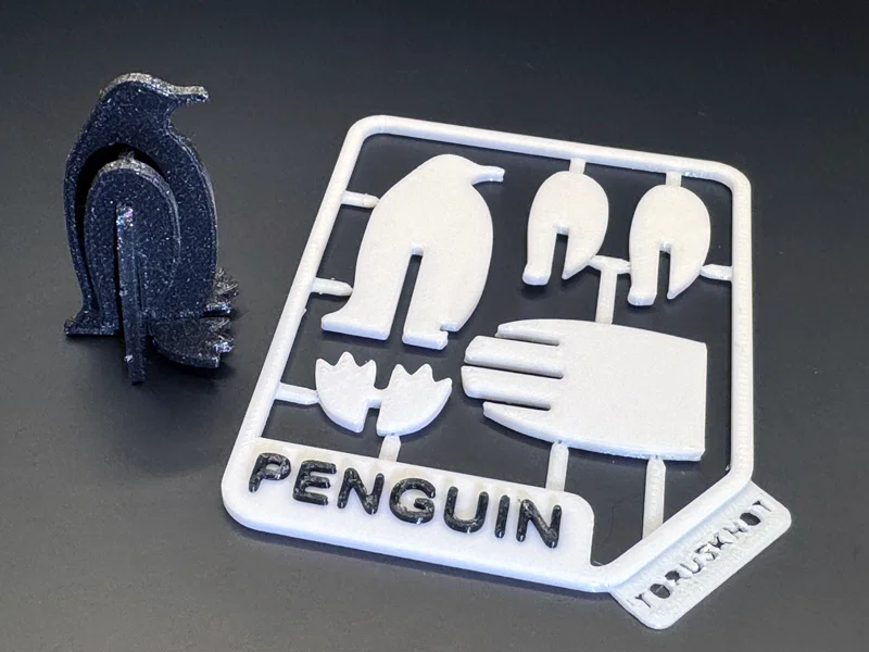 Cute Penguin Kit Card – Kit card chim cánh cụt dễ thương - Image 1