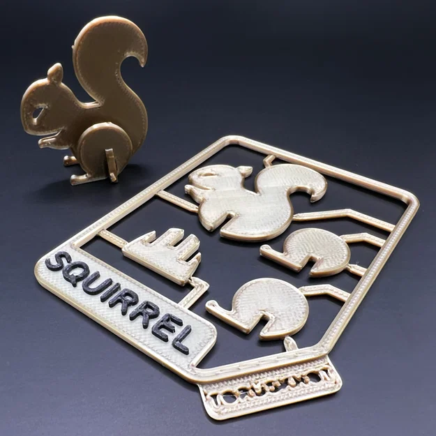 Kit Card Hình Sóc Dễ Thương (Cute Squirrel Kit Card) - Image 1