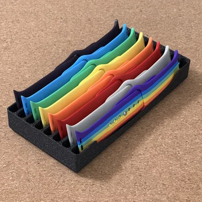 Khay Gridfinity sắp xếp dây Apple Watch (Gridfinity Apple Watch Band Organizer)