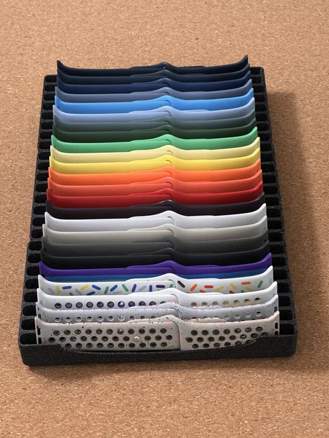 Khay Gridfinity sắp xếp dây Apple Watch (Gridfinity Apple Watch Band Organizer) - Image 3