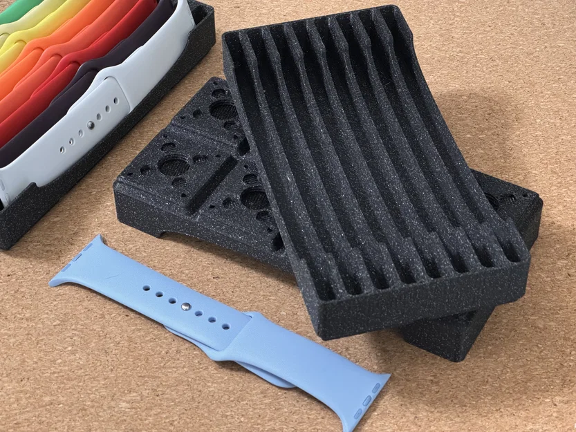 Khay Gridfinity sắp xếp dây Apple Watch (Gridfinity Apple Watch Band Organizer) - Image 6