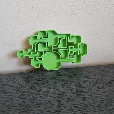 Mô hình bản đồ The Skeld trong game Among Us in 3D siêu đẹp