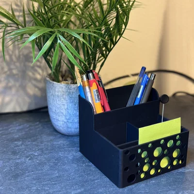 Khay cắm bút đa năng để bàn – Thiết kế gọn gàng, in 3D dễ dàng