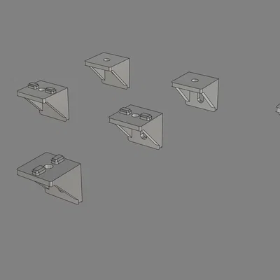 Bộ pát góc 90° cho nhôm định hình 4040 (4040 Angle Bracket Set)