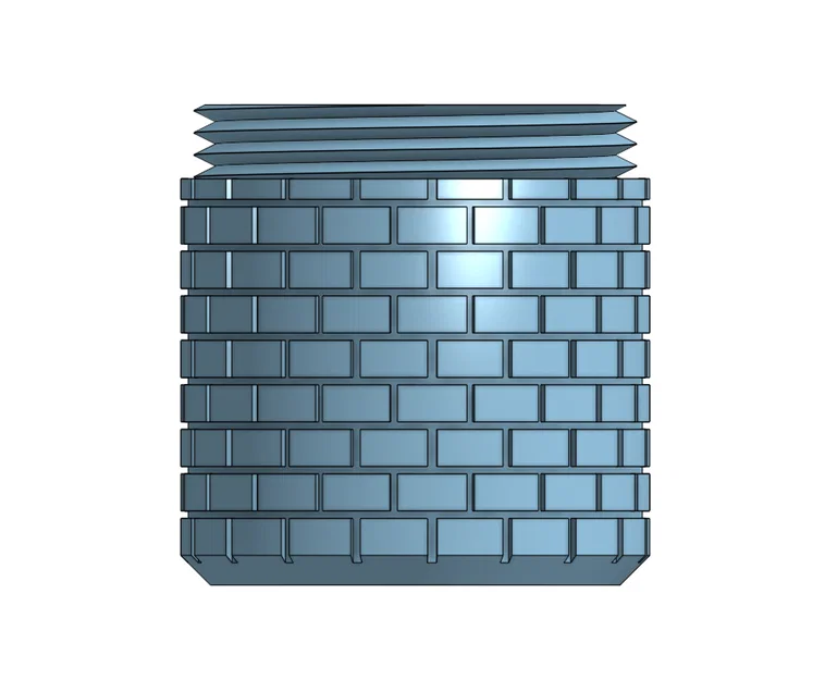 Hộp đựng ren kèm nắp (có thể resize) (Texture gạch) - Image 2