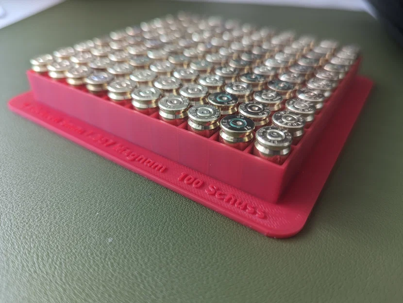 Khay nạp đạn 3D cho 9mm và .357 Magnum (100 viên) - Image 1
