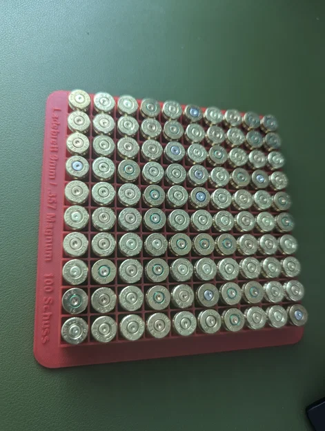 Khay nạp đạn 3D cho 9mm và .357 Magnum (100 viên) - Image 2