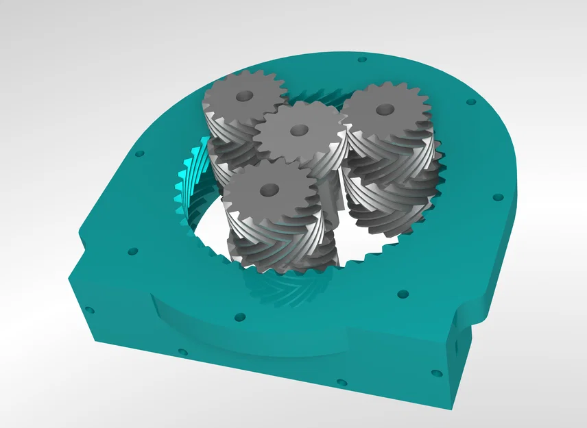 Hộp Số Hành Tinh Vòng Tách (Split Ring Planetary Gearbox) - Image 10