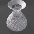 Mẫu bình hoa Voronoi Twist 3D trang trí nghệ thuật - Thumbnail 1