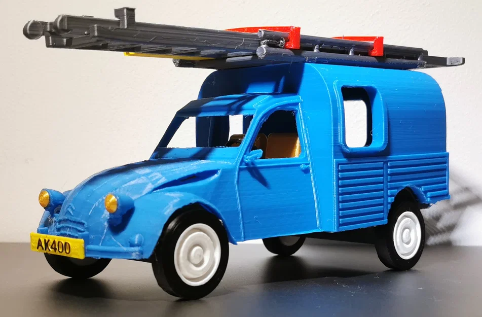 Mô hình xe Citroen AK400 tỉ lệ 1:18 in 3D cực đẹp - Image 1